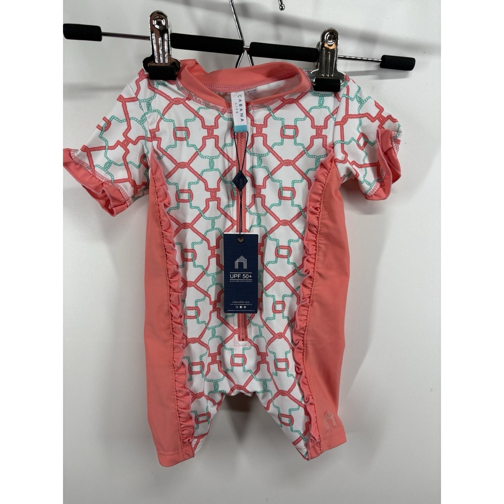 Cabana Life • Rashguard Girls Size 6- 12m • 50+ UV Protection • Swimwear New
